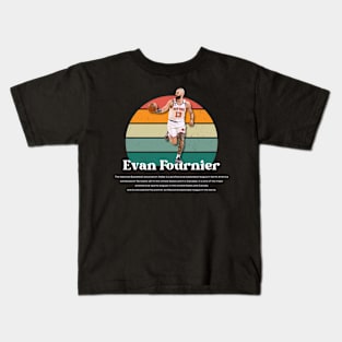 Evan Fournier Vintage V1 Kids T-Shirt